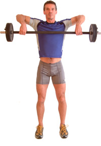 lift the elbows high in the final phase