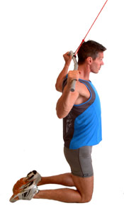 lean your head slightly forward