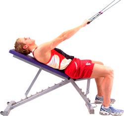 aim to keep tension on the band throughout the movement