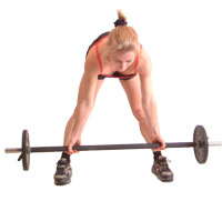 have your palms facing away throughout the movement