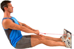 keep your back and arms straight throughout the exercises