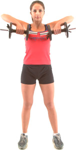 focus on lifting the elbows high