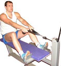 aim to extend your arms forward - keeping your back straight