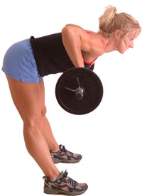 keep your back straight