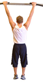 keep your palms facing forward