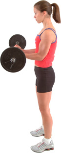 keep head up and shoulders back