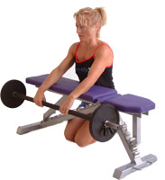 grasp the bar with palms facing down