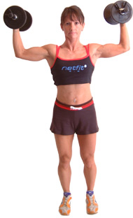 focus on keeping the elbows high
