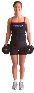avoid swinging - keep shoulders back