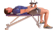 keep your arms straight throughout the exercise