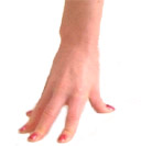 focus on keeping your fingers spread wide