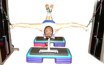 aim to start with your arms horizontal