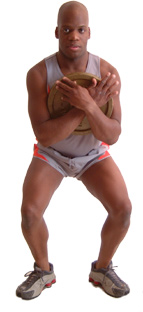 stay squatted throughout the exercise