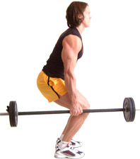 keep your back straight