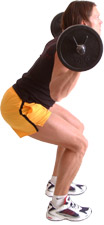 lower your buttocks downwards