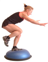 use your arms to aid your balance