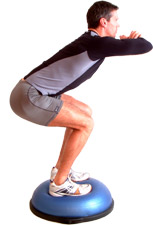 upside down bosu