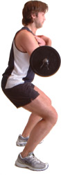 aim to keep your back straight