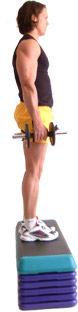 finish with your legs straight