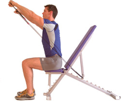 keep your back straight and head up