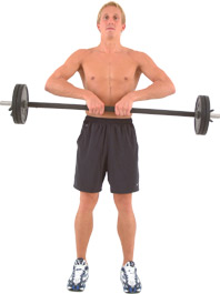 avoid leaning forward