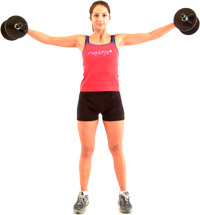 start with your palms facing downwards