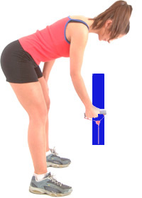 aim to keep your back close to parallel to the floor