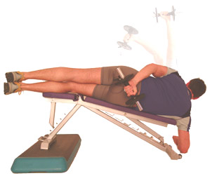 start with the weight from your rear