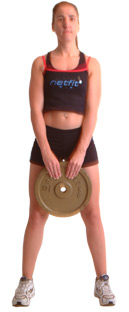 keep the weight away from your toes