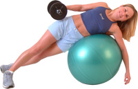 position yourself in a good stability with your feet