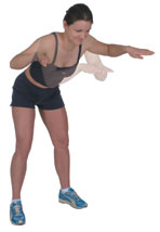 lean over sligtly