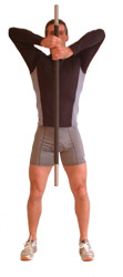 keep your elbows high