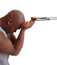 keep your palms on your head