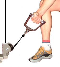 bring your wrist up towards your middle