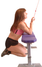 start with your arms at right angles