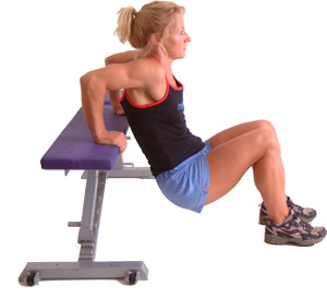 focus on maintaining the tension on your triceps for as long as comfortable possible