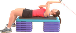 support your arm with your spare hand